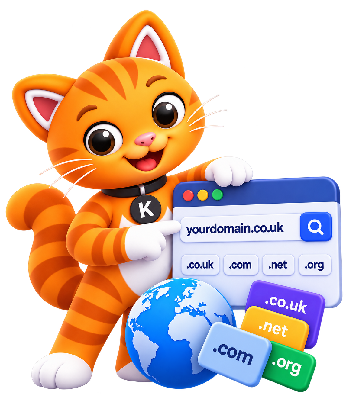 Domain names with mascot